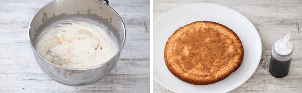 Tiramisu cake: step 3